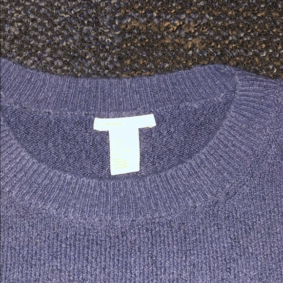 H&M knitted sweater wool Medium Blue - Picture 2 of 4